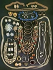 Large lot vintage all signed costume jewelry. Huge variety of brand names, 36 pc
