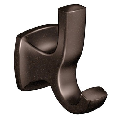 Moen YB5103ORB Voss Double Robe Hook in Oil-Rubbed Bronze