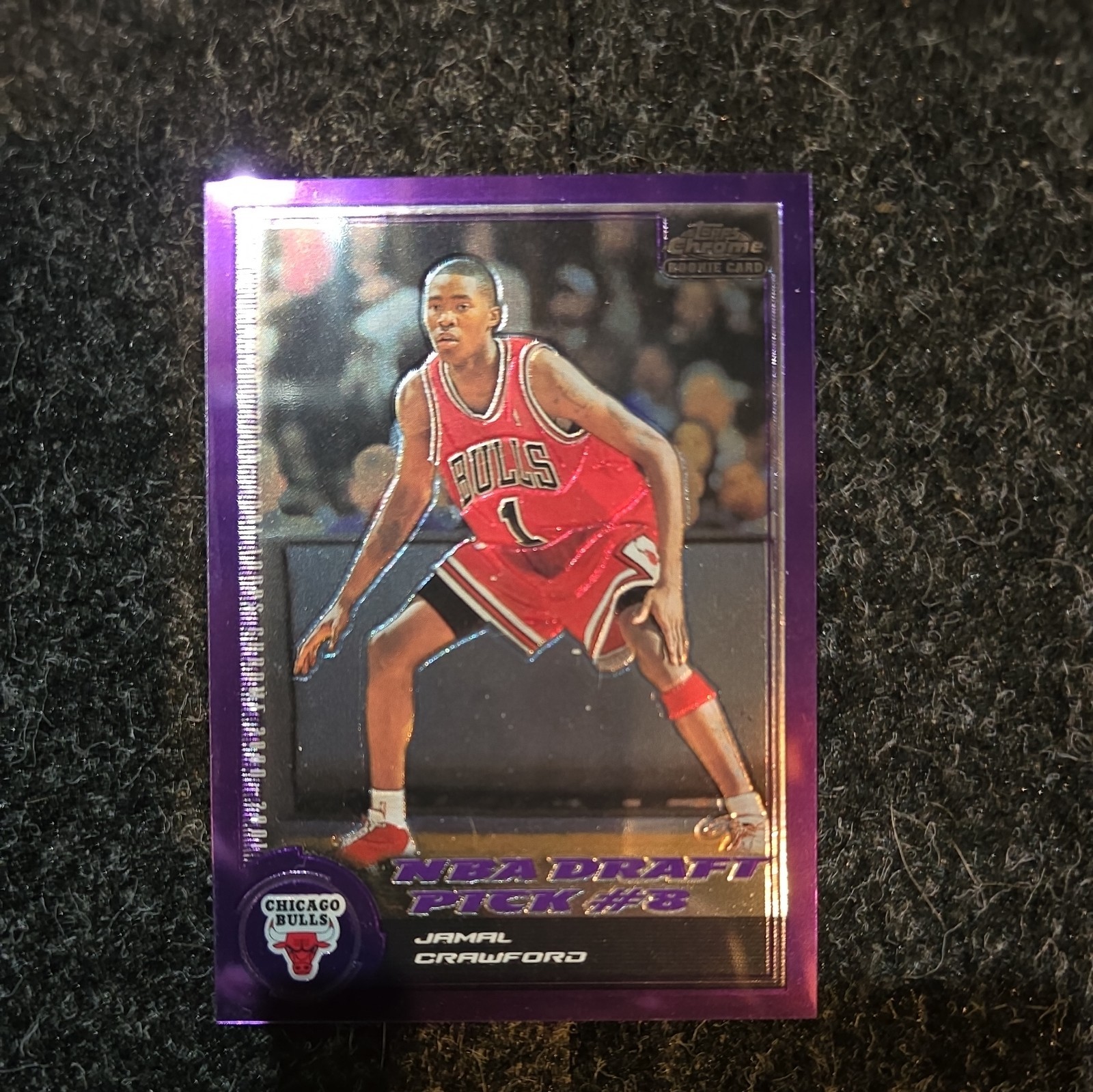 2000-01 Topps Chrome 1628/1999 Jamal Crawford #158 Rookie RC 1oq2