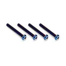 Jconcepts 3x22mm Top Hat Titanium Screw Burnt Blue 4pc JCO51431 51431