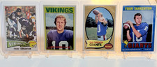 1970 1971 1972 1975 Topps Fran Tarkenton HOF VIKING SAINTS QB VINTAGE SPORTS LOT