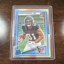 Panini 2025 Donruss Optic Rated Rookie Jayden Higgins Texans Holo Prizm #334