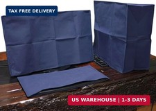 3Pcs Computer Dust Cover Set - Monitor  Keyboard Case Dust Proof Computer Cover
