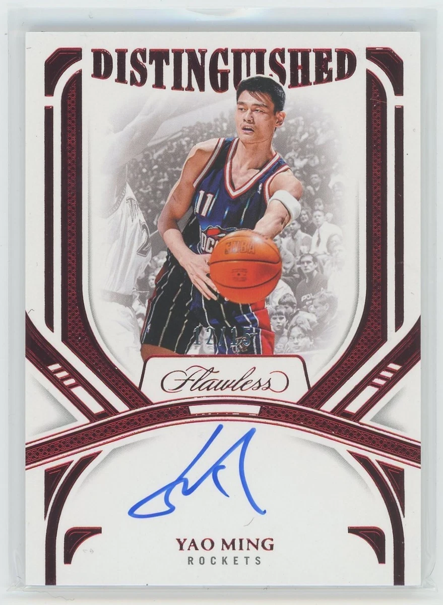 Yao Ming Basketball Autographed ungraded Sports Trading Cards