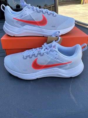 Nike Downshifter 12 - Men Size 9.5 Road Running Shoes Gray Crimson (DD9293-006)