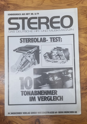 STEREO Sonderdruck Heft 08/79 ''Tonabnehmer  im Vergleich'' Test ''AKG'' ''Ortofon''