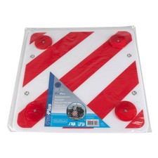 PROPLUS Warntafel Warnschild REFLEKTIEREND 50x50cm NICHT für Spanien Italien