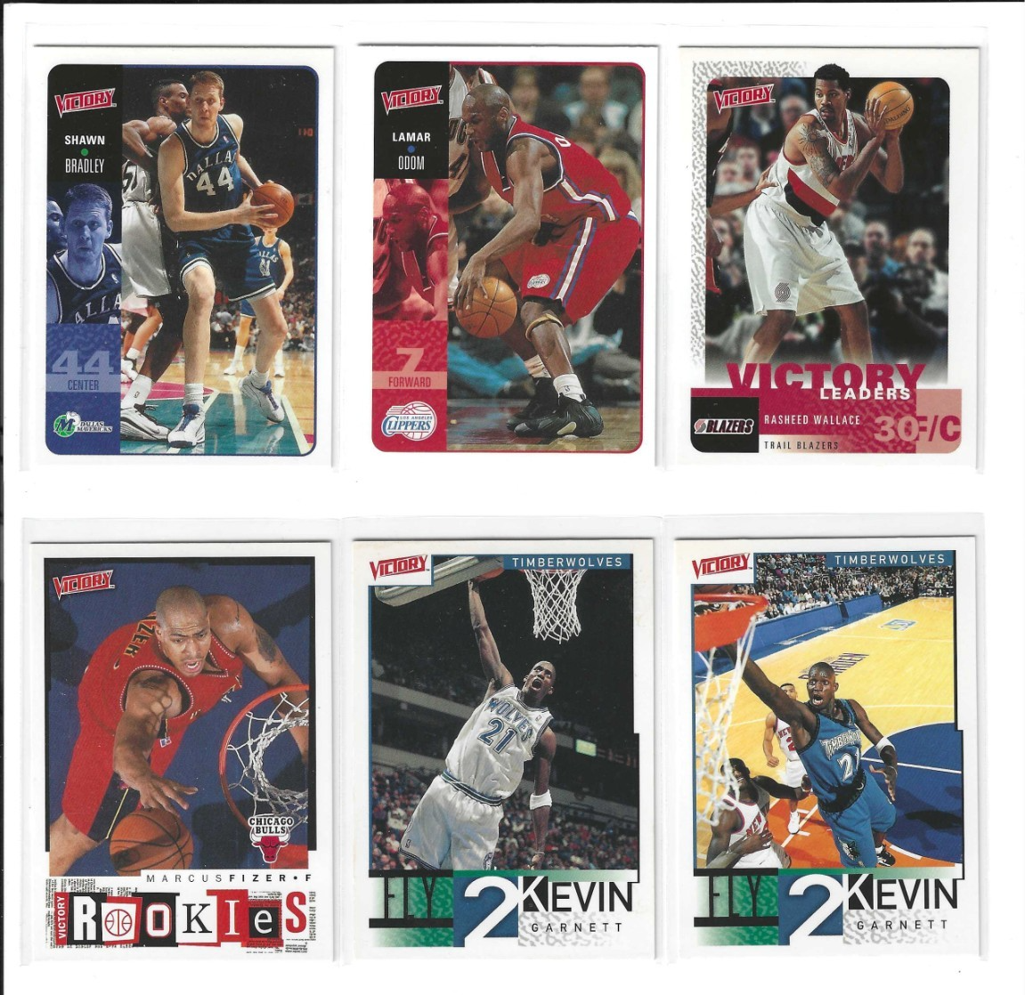 2000-01 Upper Deck Victory - Fly 2 Kevin Kevin Garnett #318 for