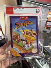 Capcom Disney's DuckTales PSA GAMES Graded 9.0 CIB(NES) 🔥💎(Read)👍⭐️9.6 cart