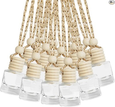 20 Pcs Air Fresheners Diffuser, Accessories Diffuser 8ml Hanging  Color: 20Pcs
