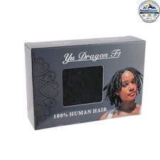 Afro Kinky Human Hair Bulk 1B 8 in 4B/4C Texture Dreadlock Extensions