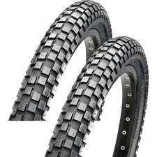 Pack of 2 Maxxis Holy Roller Tire 26 X 2.2 Single Compound Steel Bead Black