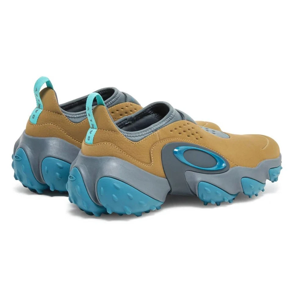 Zapatos de golf Oakley Edge Icon sin cordones para hombre - FOF100539-9XX - verde militar/pizarra oscura Foto 3 de 4