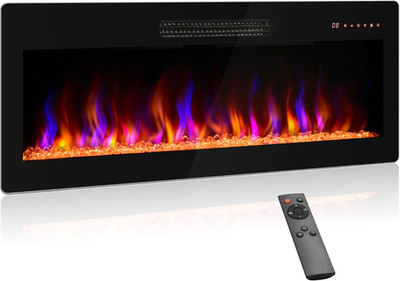 Calentador eléctrico de chimenea de 42 pulgadas, chimenea eléctrica de 1400 W