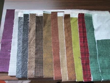 13 Pieces Woolies Flannel Fabric Lot