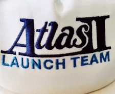 Vintage NASA ATLAS II Launch Team Hat Adjustable Lockheed Martin
