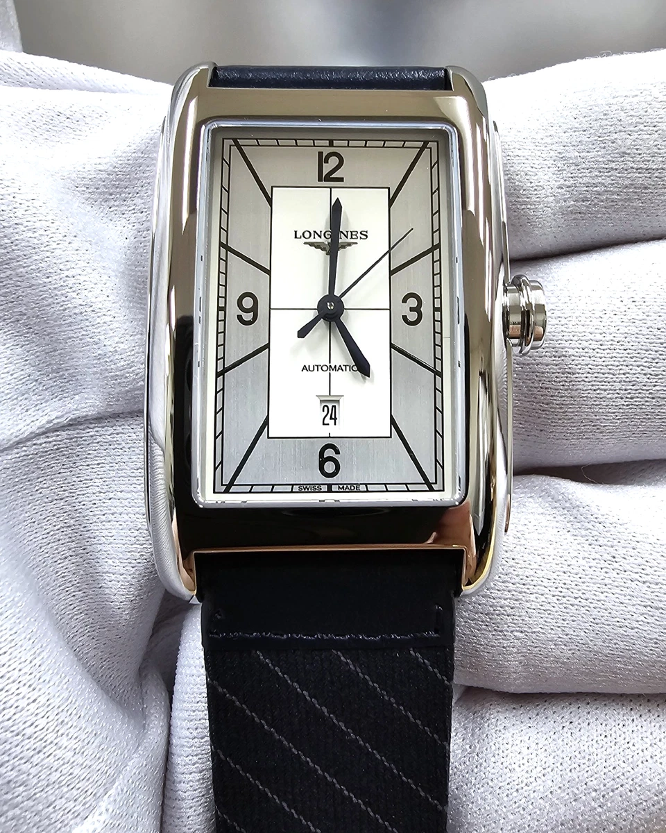 Longines DolceVita Mens Automatic 43.8 mm x 27.7mm Leather Watch