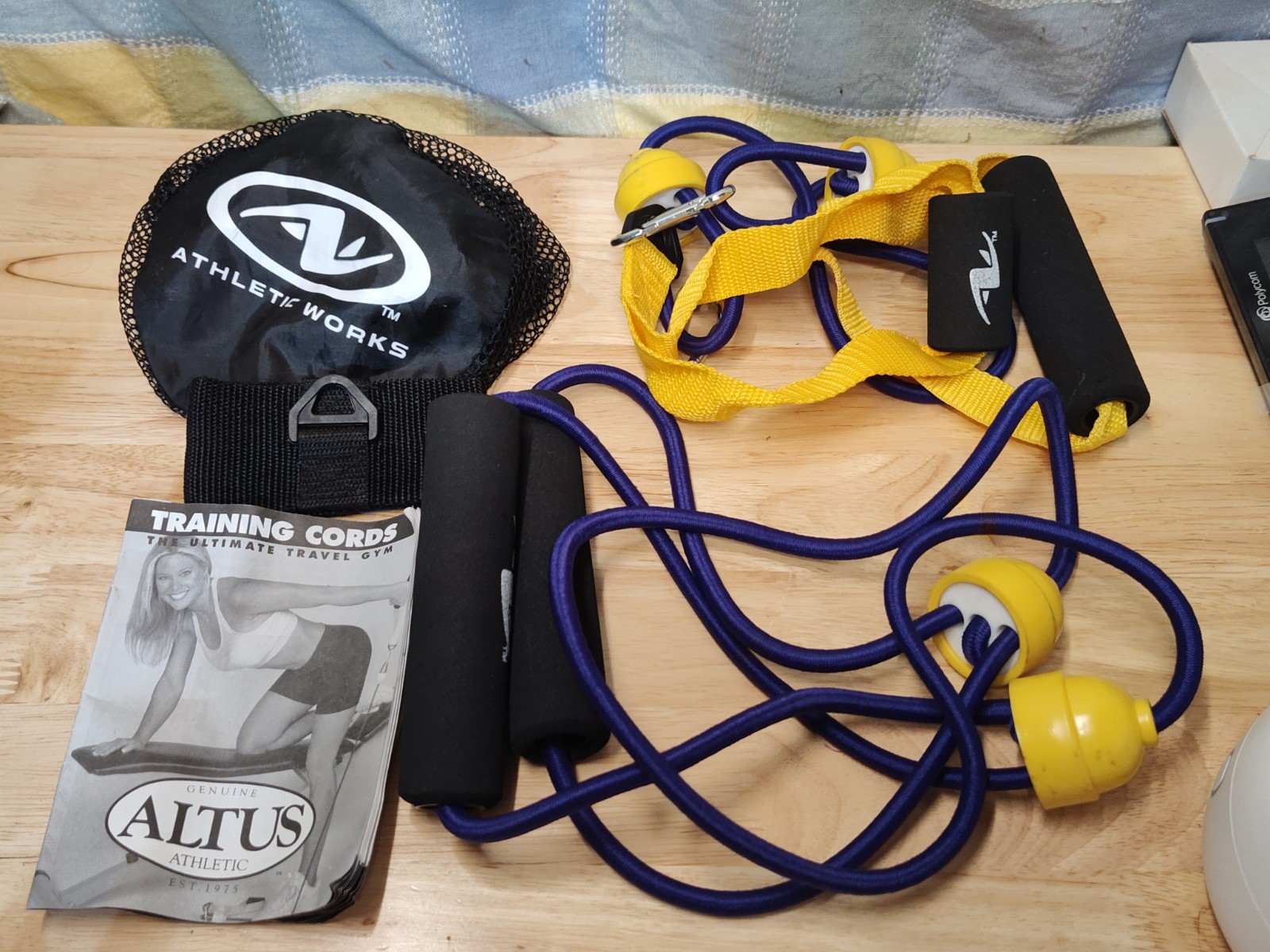 Altus Training Cords The Ultimate Travel Gym 2 Hand Grips,4 Bands & Instructions