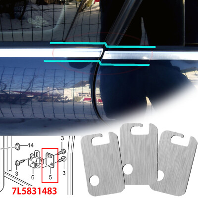 VORNE UNTEN TÜRSCHARNIER SCHEIBEN SATZ FÜR VW Audi A3/A4 TT GOLF SEAT SKODA DE
