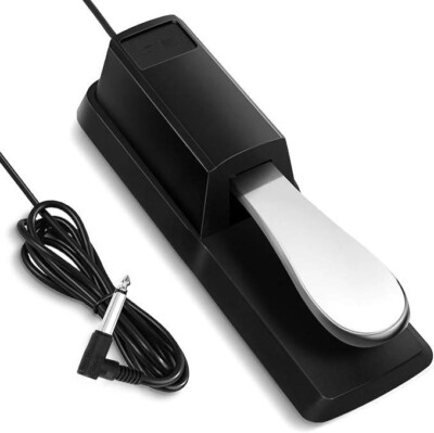 Pedal de sustain para piano, pedal de sustain para teclado para piano digital.