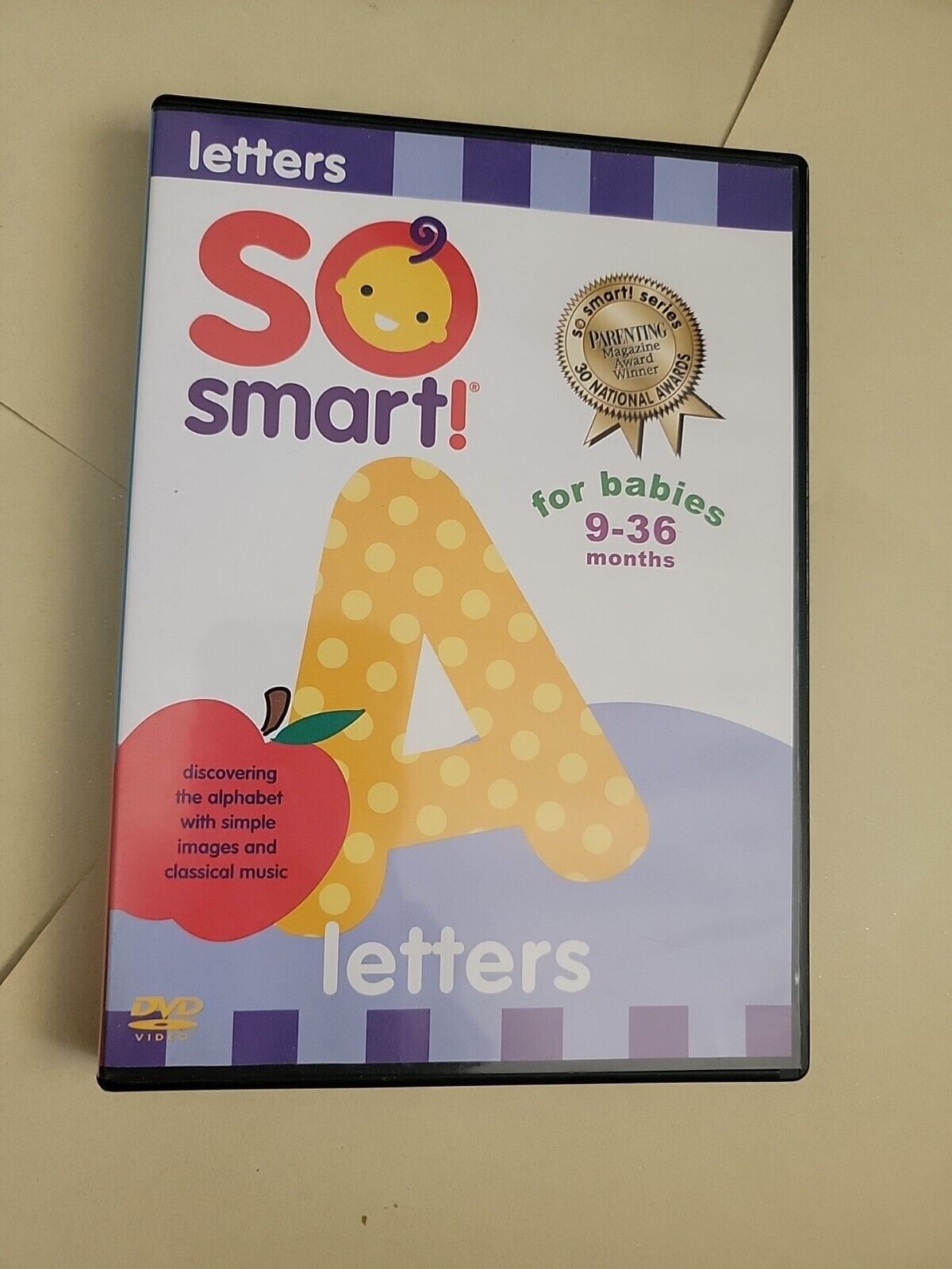 Letters DVD So Smart! School Of Baby 9-36 Months Childhood Spanish