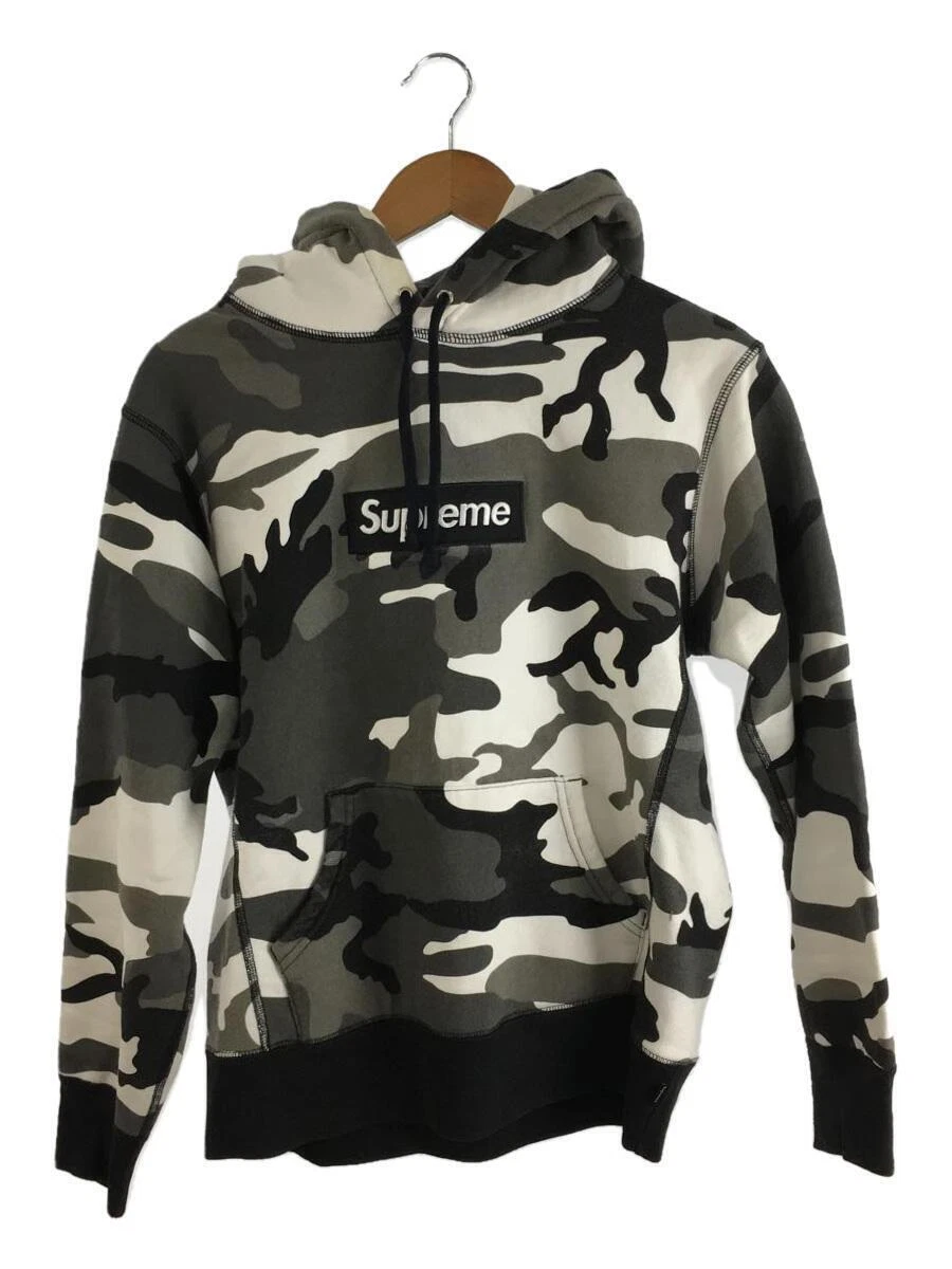 Supreme 13Aw/Box Logo Hooded Sweatshirt/Hoodie/S/Cotton/Camouflage