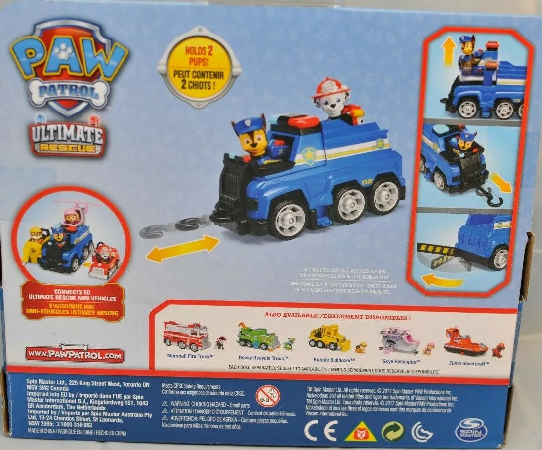 SPIN MASTER Voiture de police Chase Paw Patrol Ultimate Rescue