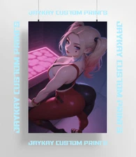 Sexy Harley Quinn Joker Batman DC Universe Comics Poster Print - No Frame