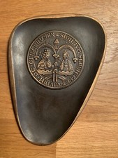 Wandteller Siegel Gelnhausen Bronze Messing