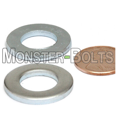 M12 / 12mm  Flat Washer Zinc Plated Steel  DIN 125A 200 HV Class 10.9