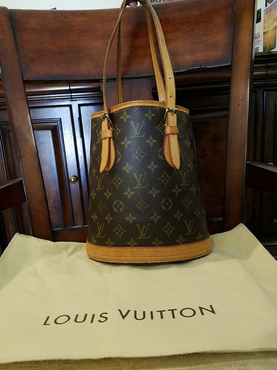 Authentic Louis Vuitton Petite Bucket Purse