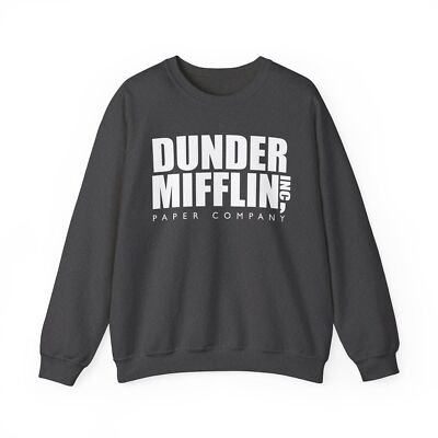 Dunder Mifflin Paper Company Logo Unisex Sweatshirt Michael Scott The Office Fun