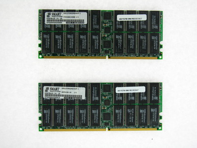 8GB 2x 4GB PC2700 DDR-333 Reg ECC Server Speicher 184 Pin Hohe Profil RAM Tested