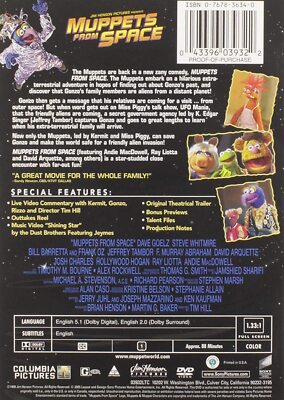 Muppets From Space (DVD, 1999) | eBay