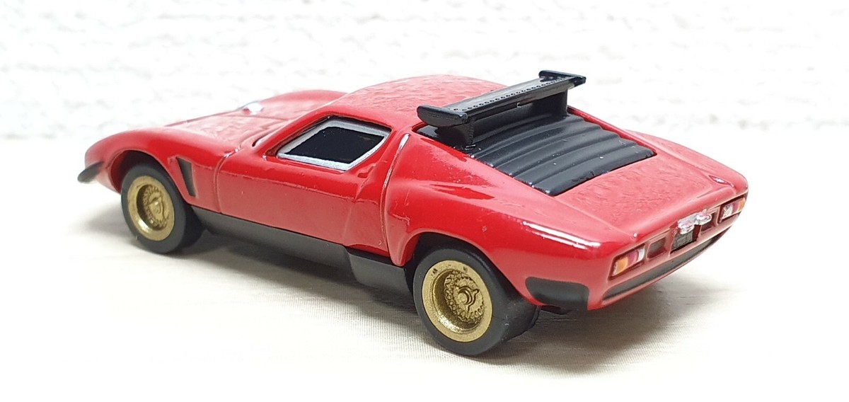 UCC Kyosho 1/72 LAMBORGHINI MIURA JOTA SVR RED diecast car model