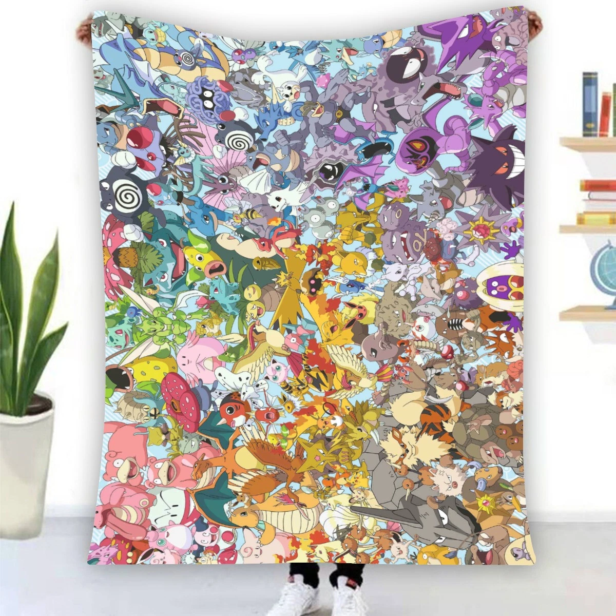 PKM All Characters Fleece Blanket