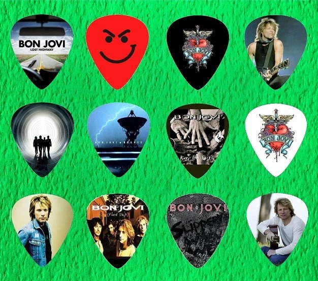 Bon Jovi Guitar Picks Set of 12