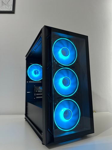 Gaming PC Intel i7 NVIDIA RTX 3050 16GB RAM 1TB SSD Window 11 WiFi Desktop Black - Picture 7 of 14
