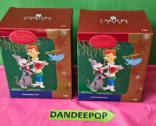 American Greetings Carlton Hanna Barbera 2 The Jetsons Futuristic Fun Ornaments