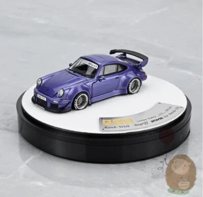 PGM 1/64 Porsche RWB 911 930 Alloy Car Model Diecast Toys