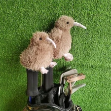 Bird Kiwi Golf Wood Head Cover 460cc Driver Fairway Woods Plush Headcover