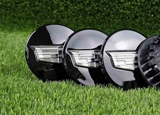 4Pcs Wheel Center Hub Caps 67mm Cadillac STS XLR DTS SRX ATS CTS Chrome Crest