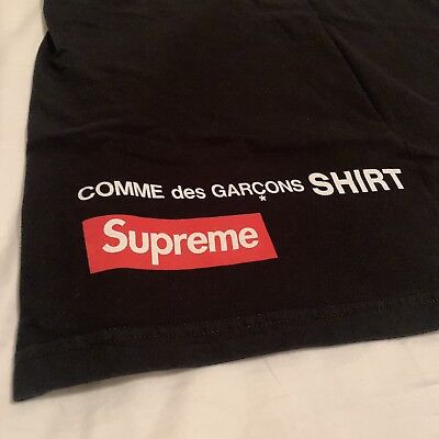 cdg x supreme shirt