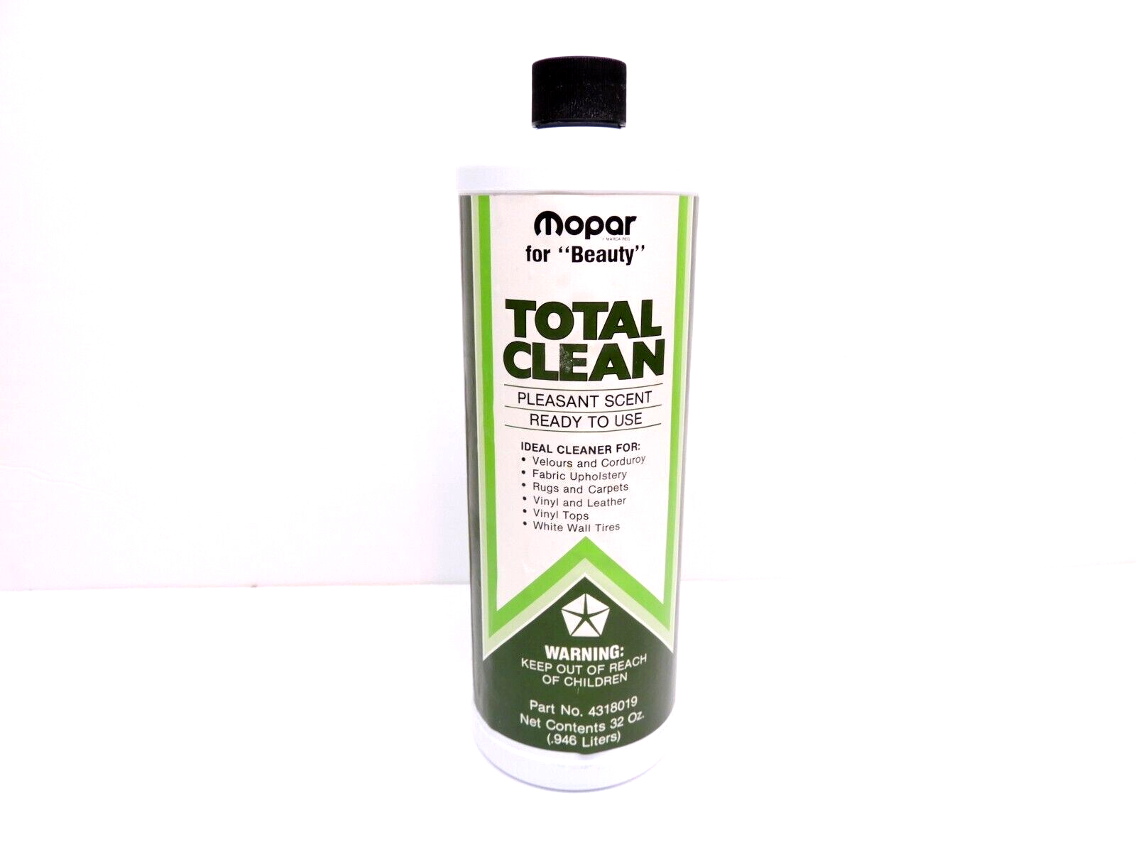 NOS MOPAR #4318019 TOTAL CLEAN 32 OUNCE BOTTLE FULL DODGE CHRYSLER PLYMOUTH 1982