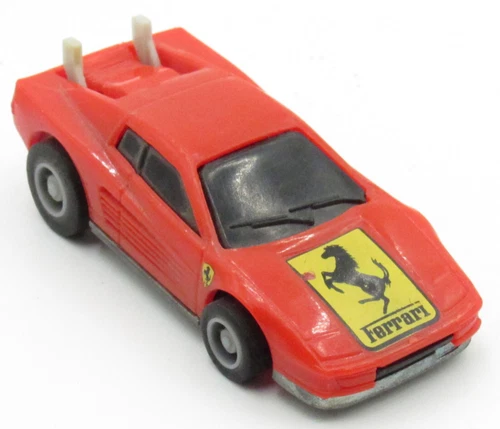 Vintage 1986 Hot Wheels Power Command Ferrari Testarossa Pull Back Racer WORKS