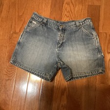 Vintage Lee Denim Jean Shorts Size 12 M