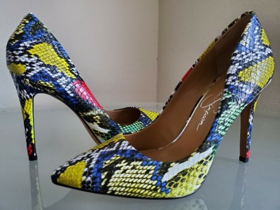 jessica simpson rainbow heels