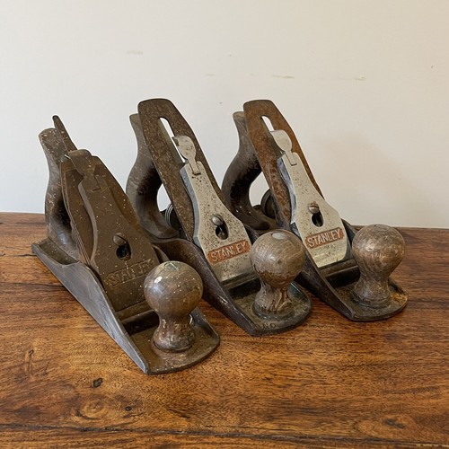 Lot of 3x Vintage Stanley No 4 Planes; England. Restoration / Spares.