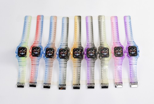 One-piece Sport Band Strap for Apple Watch Series 9 8 7 6 5 4 SE 40/44/41/45mm - Picture 2 of 26
