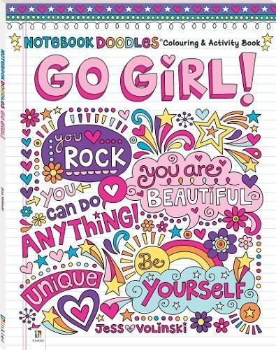 Go Girl! Notebook Doodles None New